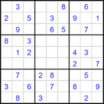 Судоку 9х9 #2752 средний