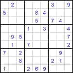 Судоку 9х9 #2753 средний