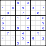 Судоку 9х9 #2754 средний