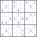 Судоку 9х9 #2756 средний