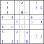 Судоку 9х9 #2757 средний