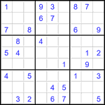 Судоку 9х9 #2759 средний
