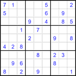 Судоку 9х9 #2760 средний