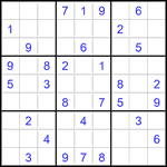 Судоку 9х9 #2762 средний