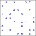 Судоку 9х9 #2763 средний
