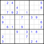 Судоку 9х9 #2764 средний