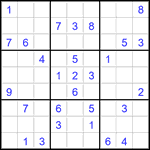 Судоку 9х9 #2768 средний