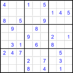 Судоку 9х9 #2769 средний