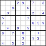 Судоку 9х9 #2771 средний