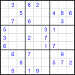 Судоку 9х9 #2772 средний