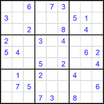 Судоку 9х9 #2774 средний