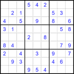 Судоку 9х9 #2777 средний