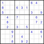 Судоку 9х9 #2779 средний