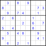 Судоку 9х9 #2781 средний