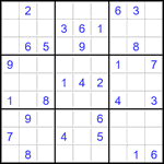 Судоку 9х9 #2782 средний