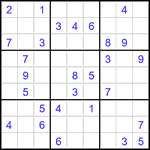 Судоку 9х9 #2783 средний