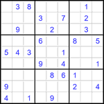 Судоку 9х9 #2784 средний