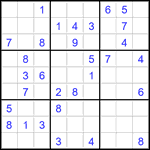 Судоку 9х9 #2788 средний