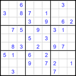 Судоку 9х9 #2789 средний