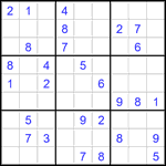 Судоку 9х9 #2790 средний