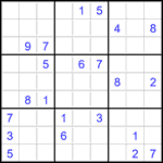 Судоку 9х9 #2745 очень трудный