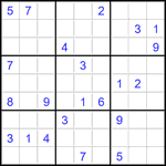 Судоку 9х9 #2754 очень трудный