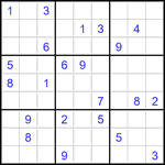 Судоку 9х9 #2758 очень трудный