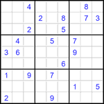 Судоку 9х9 #2760 очень трудный