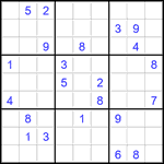 Судоку 9х9 #2762 очень трудный