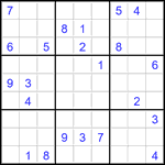 Судоку 9х9 #2765 очень трудный