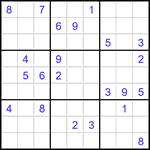 Судоку 9х9 #2777 очень трудный