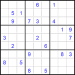 Судоку 9х9 #2781 очень трудный