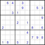 Судоку 9х9 #2782 очень трудный
