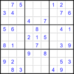 Судоку 9х9 #2822 легкий