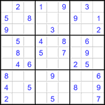 Судоку 9х9 #2823 легкий