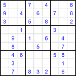 Судоку 9х9 #2824 легкий
