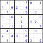 Судоку 9х9 #2831 легкий