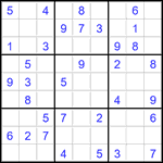 Судоку 9х9 #2832 легкий