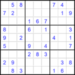 Судоку 9х9 #2833 легкий