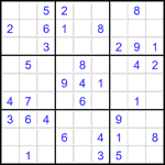 Судоку 9х9 #2834 легкий