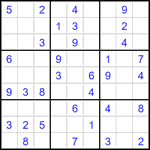 Судоку 9х9 #2835 легкий