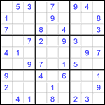 Судоку 9х9 #2836 легкий