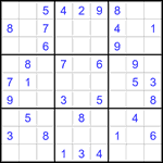 Судоку 9х9 #2837 легкий