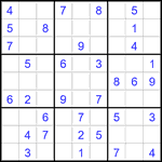 Судоку 9х9 #2843 легкий