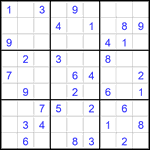 Судоку 9х9 #2845 легкий