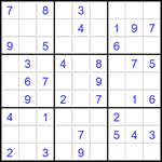 Судоку 9х9 #2846 легкий