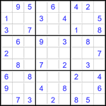 Судоку 9х9 #2847 легкий