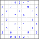 Судоку 9х9 #2850 легкий