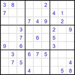 Судоку 9х9 #2792 средний