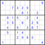 Судоку 9х9 #2793 средний